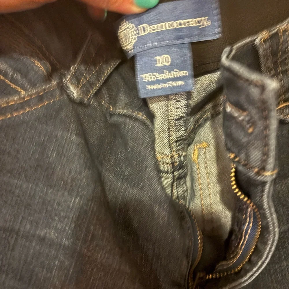 Democracy “Ab”solution® Booty Lift Straight Leg Jeans – Indigo Denim – Size 10 - Picture 8 of 10